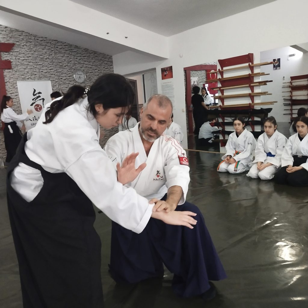 Aikido ve Karate farkı anlatan teknik gösterim